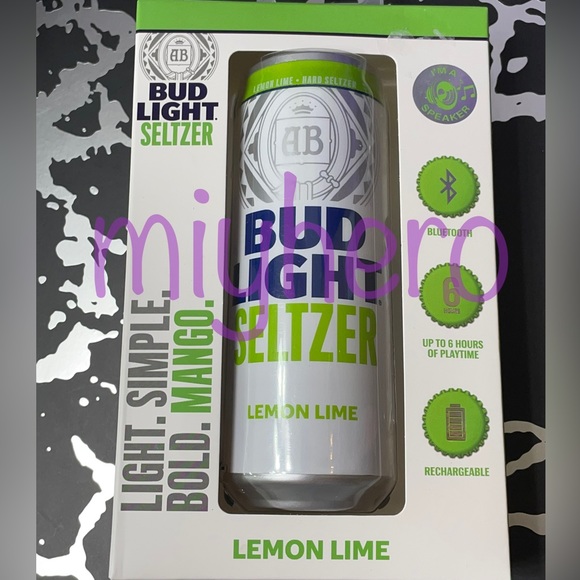 Budweiser Other - Bluetooth Speaker BUD LIGHT SELTZER Lemon Lime